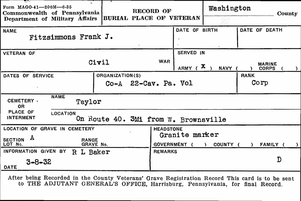 veteran burial